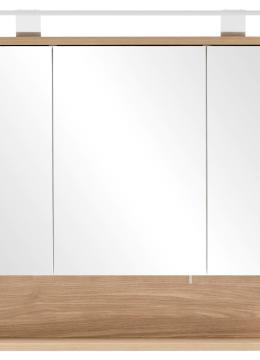 Schildmeyer Spiegelschrank Made 3-türig, Schalter-/Steckdosenbox, & cm, in LED-Beleuchtung, einkaufen Breite Germany weiß Glaseinlegeböden, 70 | Schnell \